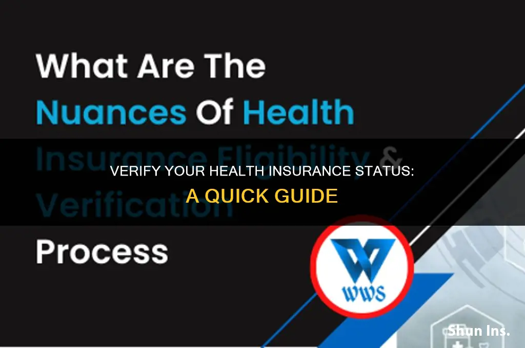 how to find out if health insurance is active