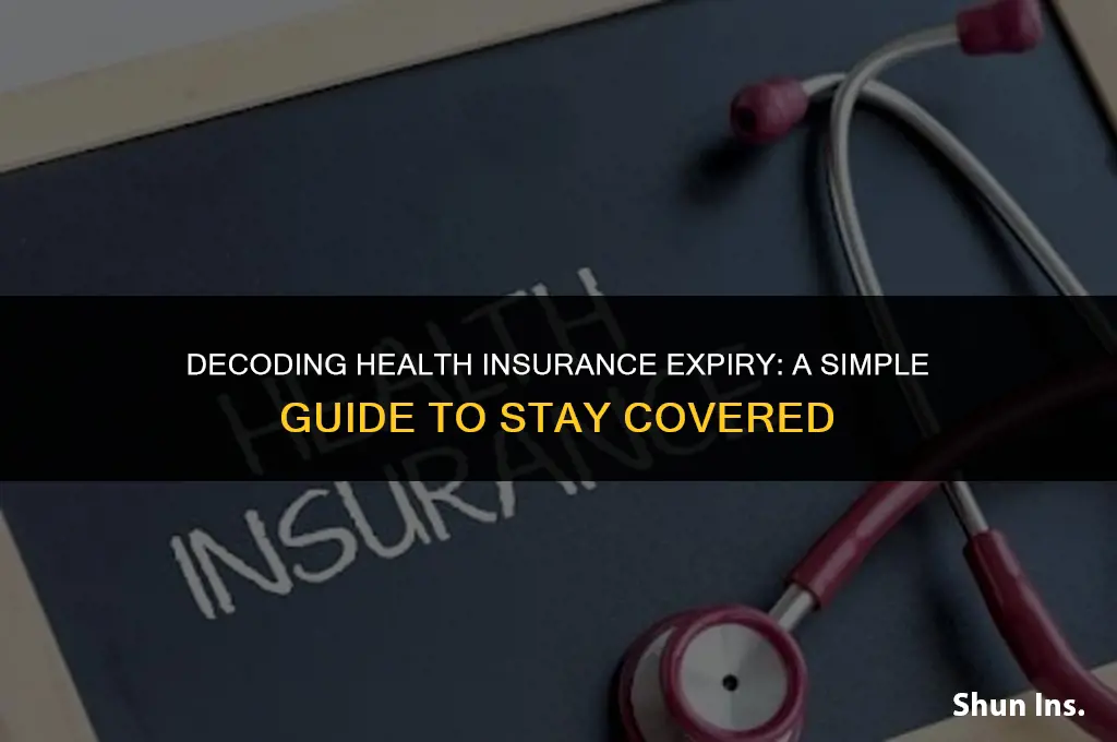 how to find out when health insurance expires hpp