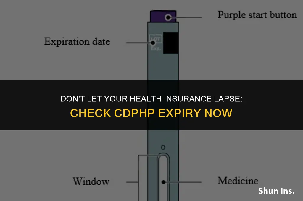 how to find out when your health insurance expires cdphp