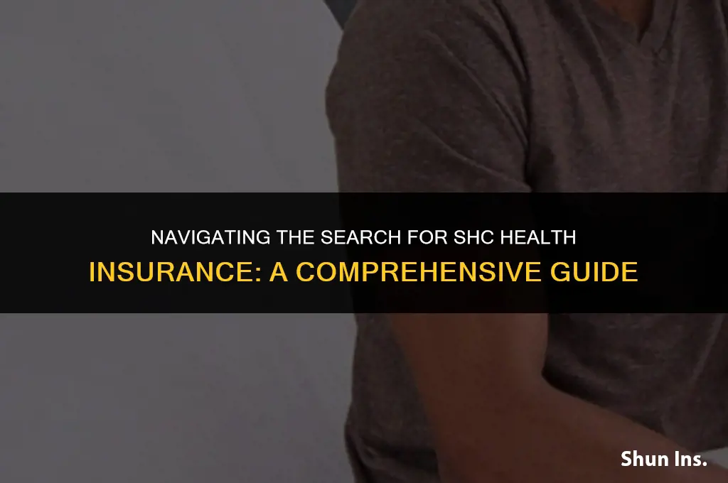 how to find shc health insurance