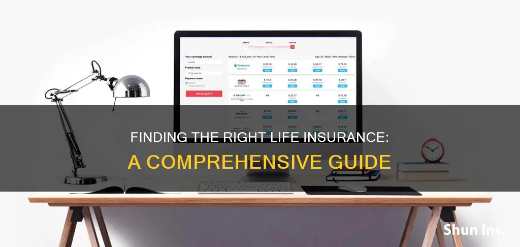 how to find the best life insurance