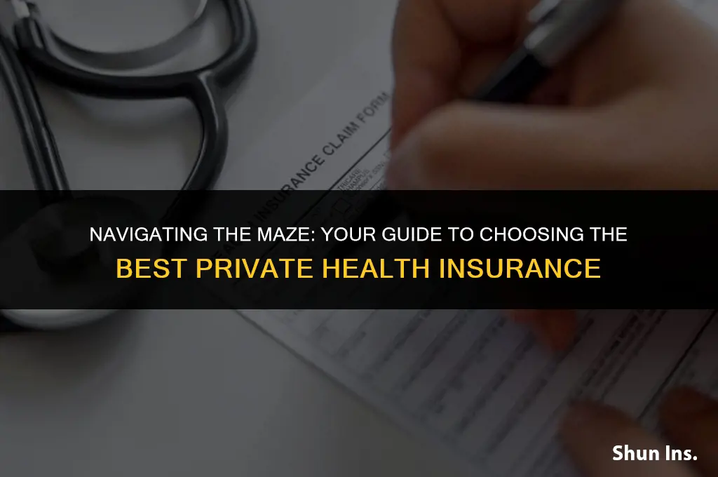 how to find the best private health insurance