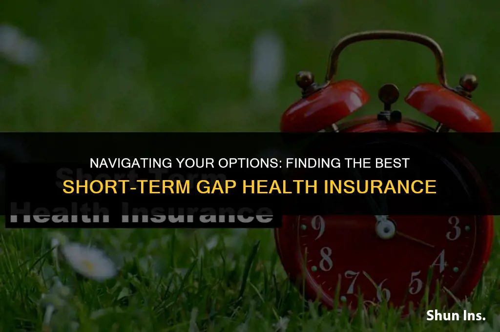 how to find the best short term gap health insurance