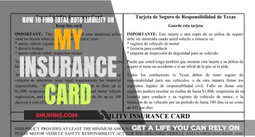 Understanding Your Insurance Card: Auto Liability Explained