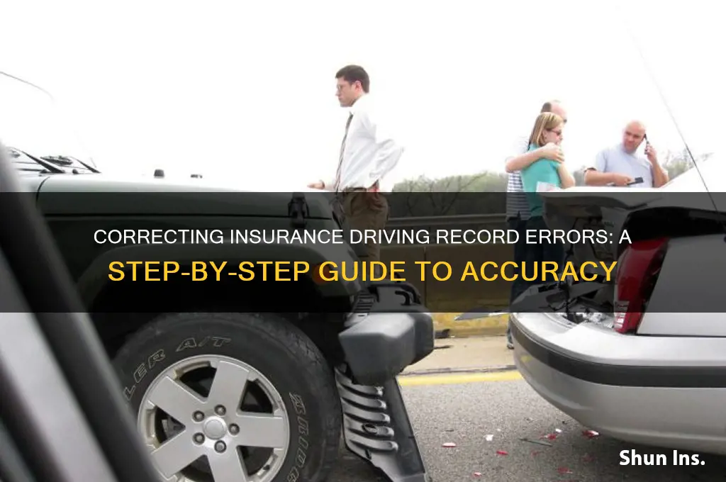 how to fix errors on a insurance driving record
