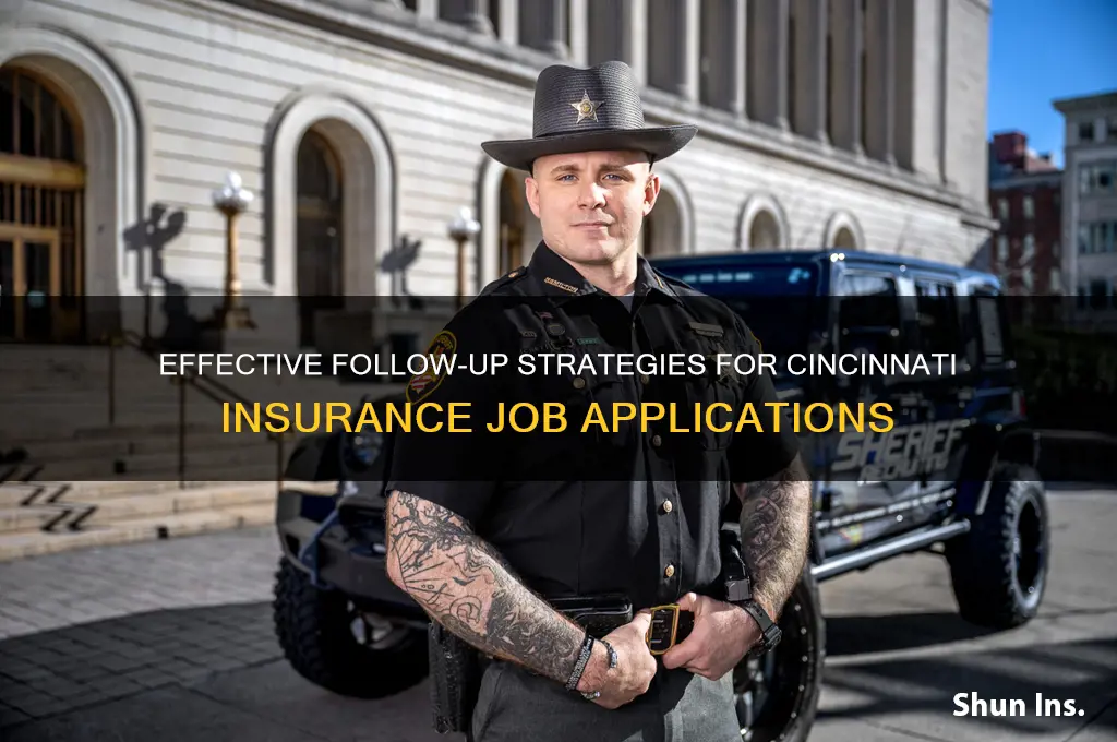 how to followup with job application at cincinnati insurance