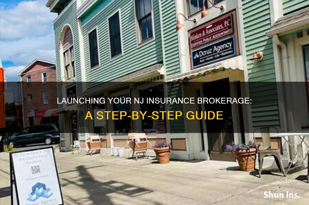 how to form an insurance brokerage in nj