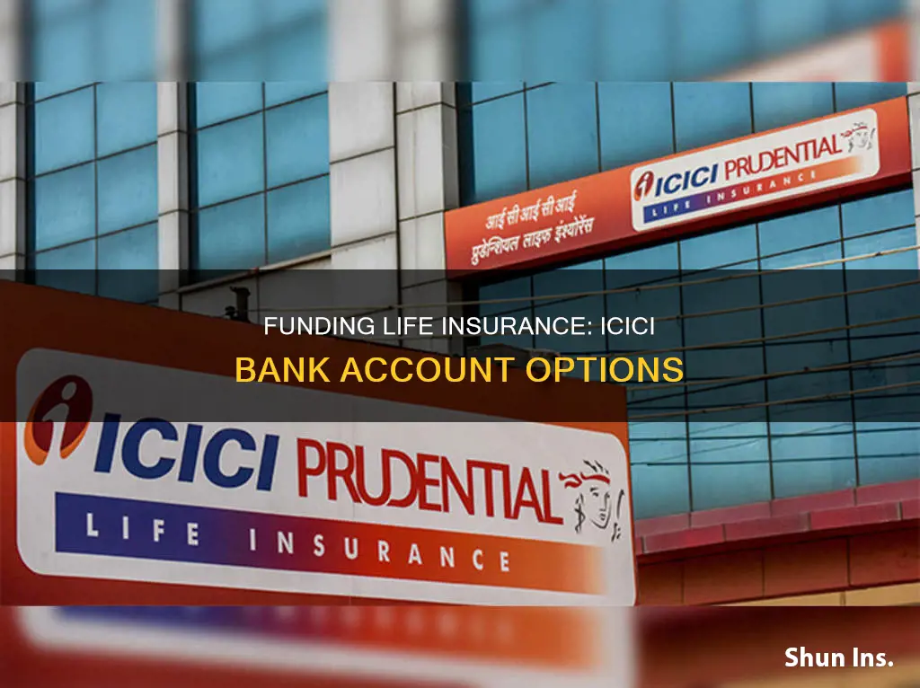 how to fund life insurance from icici bank account