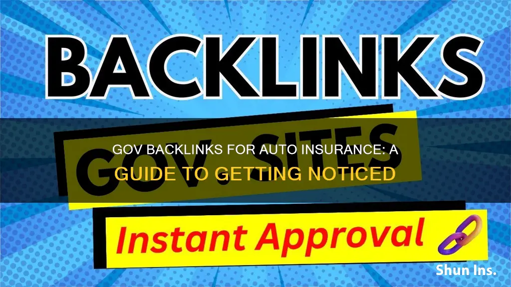 how to get a gov backlink auto insurance