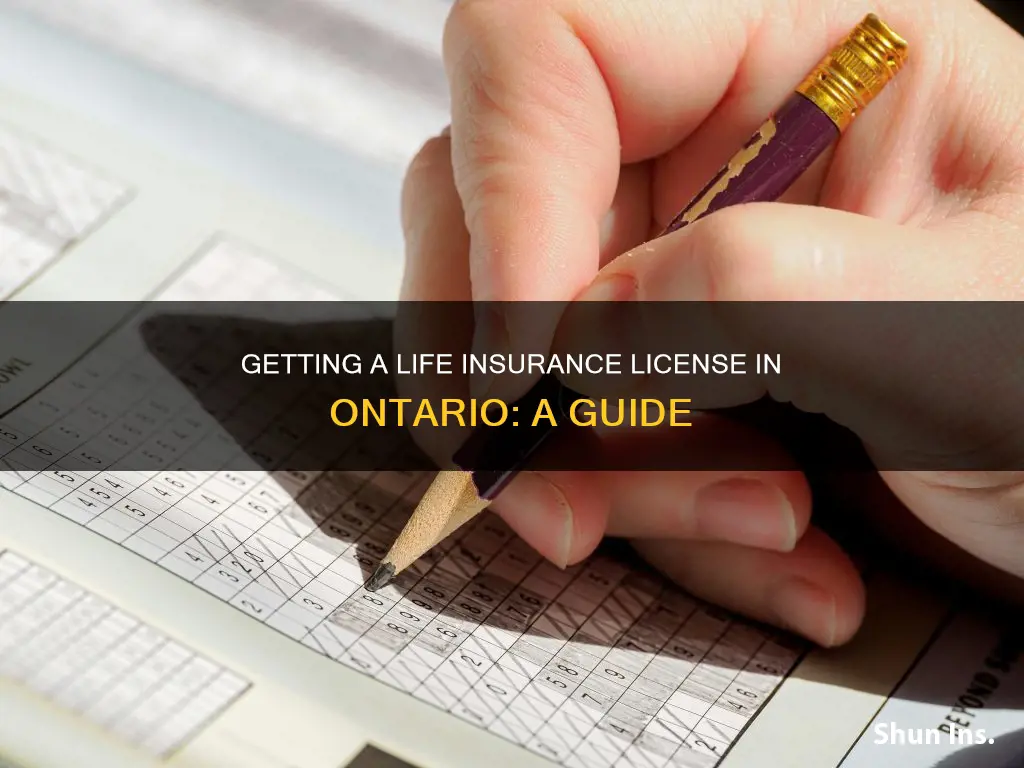 how to get a life insurance license in ontario