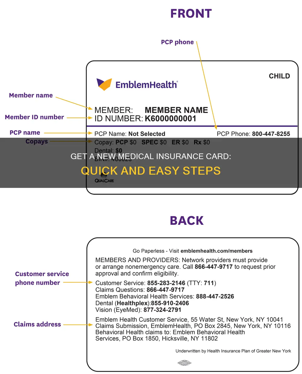 how to get a new medical insurance card