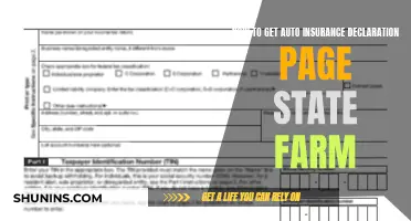 Get Your State Farm Auto Insurance Declaration Page