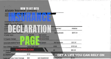 Get Your Auto Insurance Declaration Page: A Step-by-Step Guide