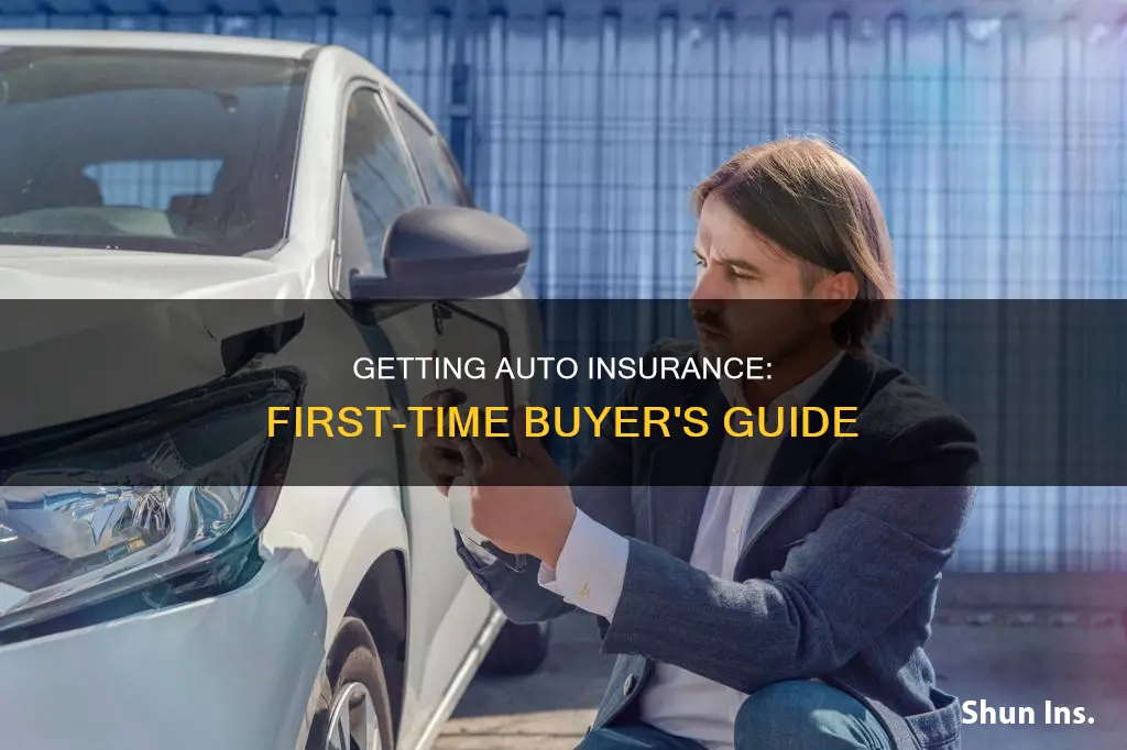 how to get auto insurance for the first time