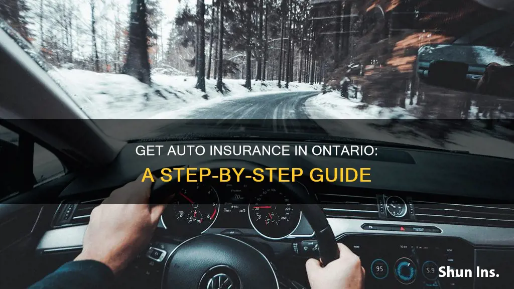 how to get auto insurance in ontario