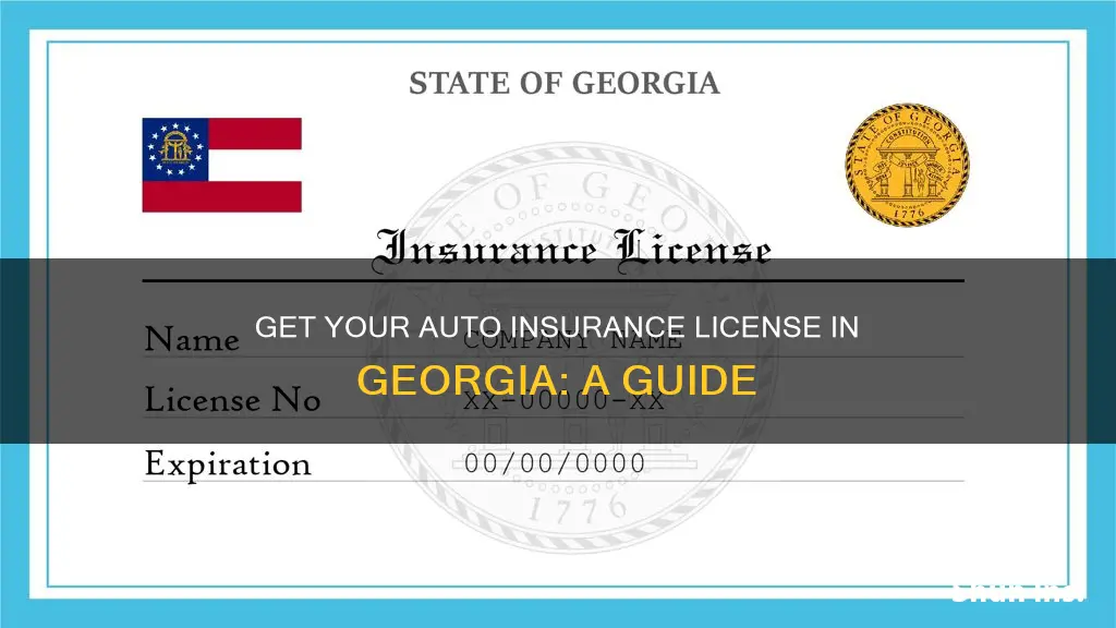 how to get auto insurance license in ga