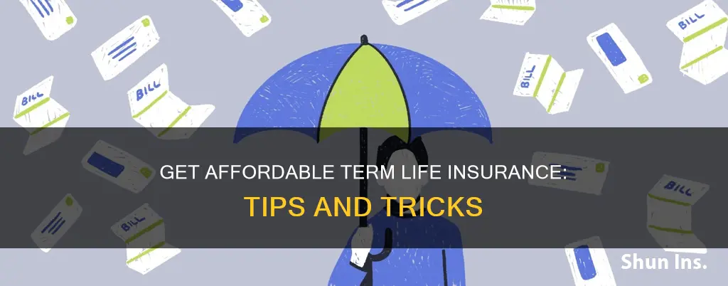 how to get cheap term life insurance