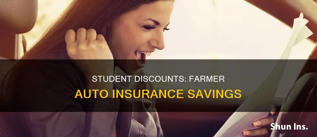 how to get good student discount farmer auto insurance