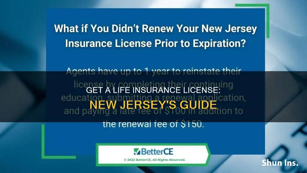 how to get life insurance license in nj