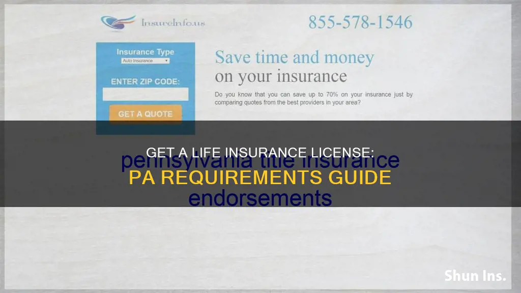 how to get life insurance license in pa