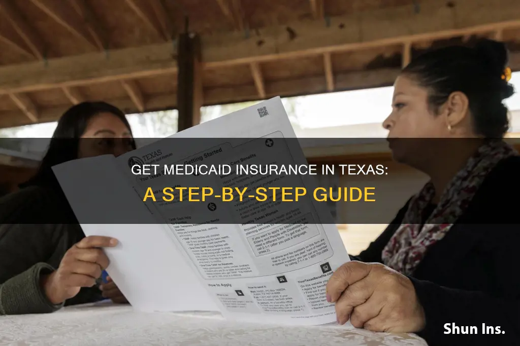 how to get medicaid insurance in Texas