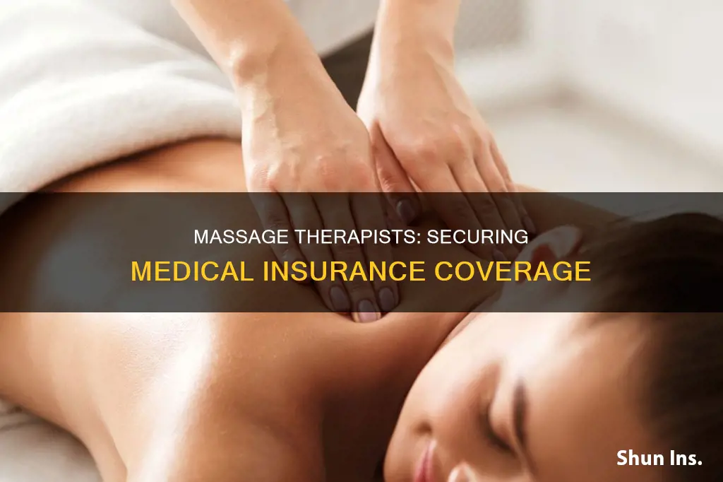 how to get medical insurance as a massage therapist