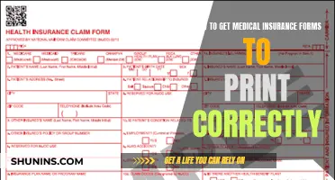 Printing Medical Insurance Forms: Get It Right