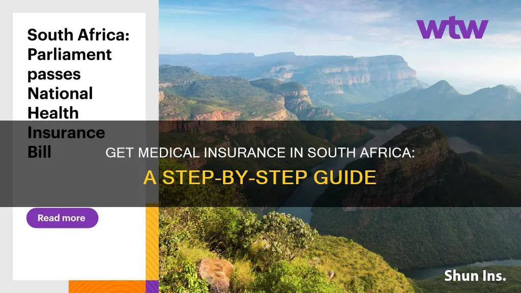 how to get medical insurance in south africa