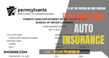 Accessing Your Driving Record via Progressive Auto Insurance