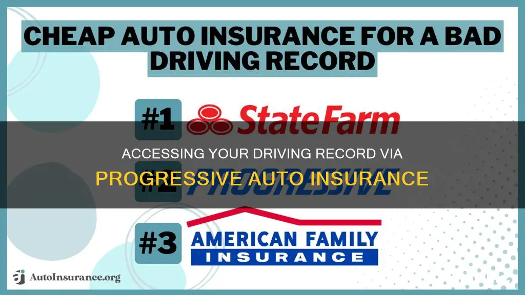 how to get my driving record through progressive auto insurance