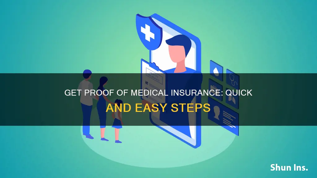how to get proof of insurance from medical