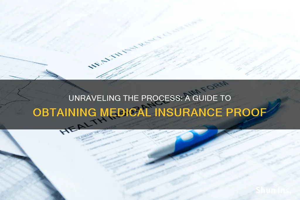 how to get proof of medical insurance