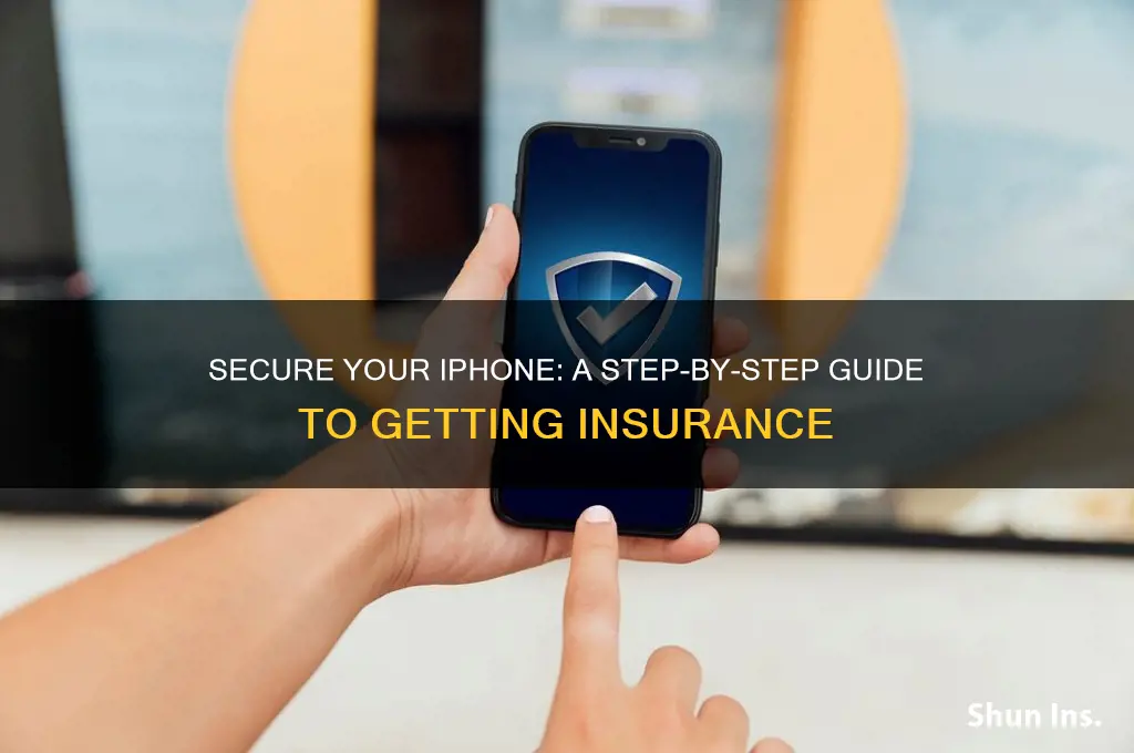 how to get5 insurance on an iphone