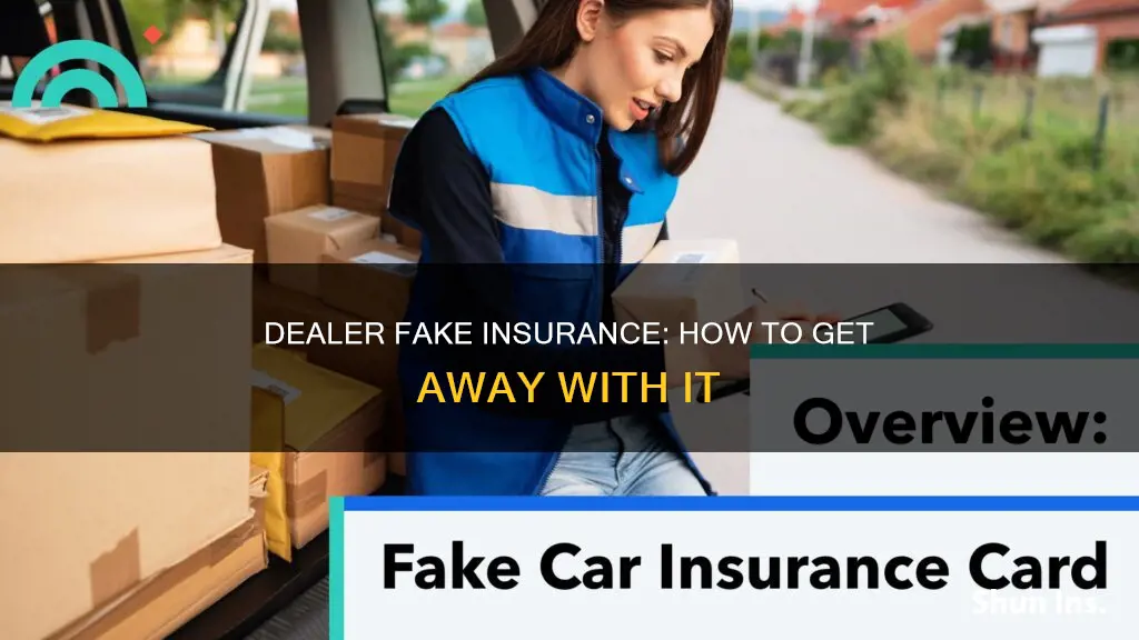 how to give dealership fake auto insurance