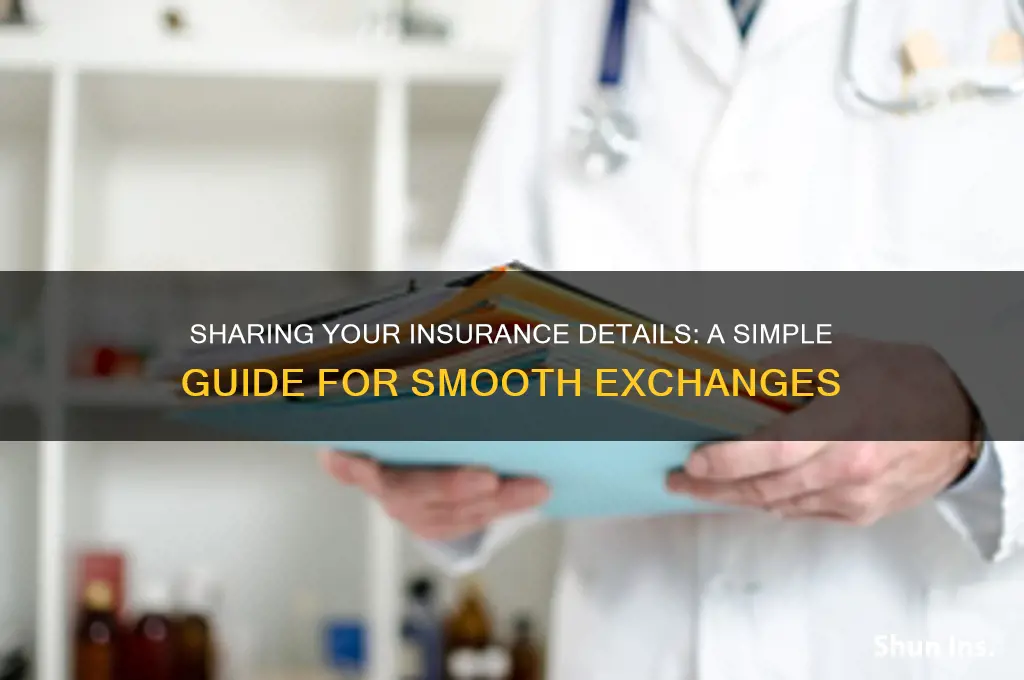 how to give someone your insurance info