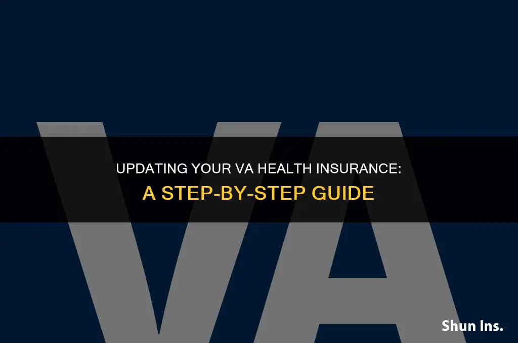 how to give the va your new health insurance information