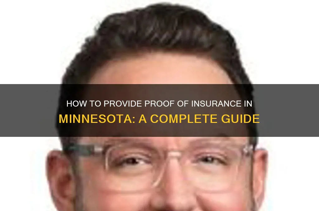 how to gove proof of insurance in minnesota