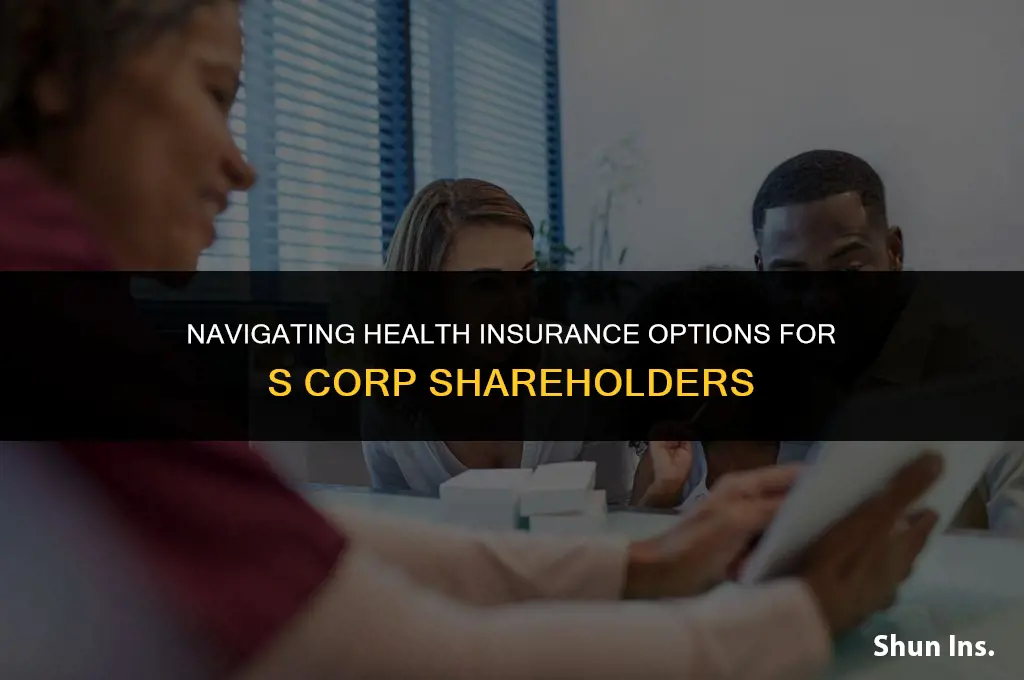 how to handle health insurance in an s corp shareholder