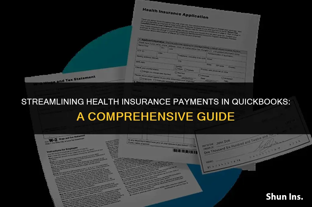 how to handle health insurance payments in quickbooks