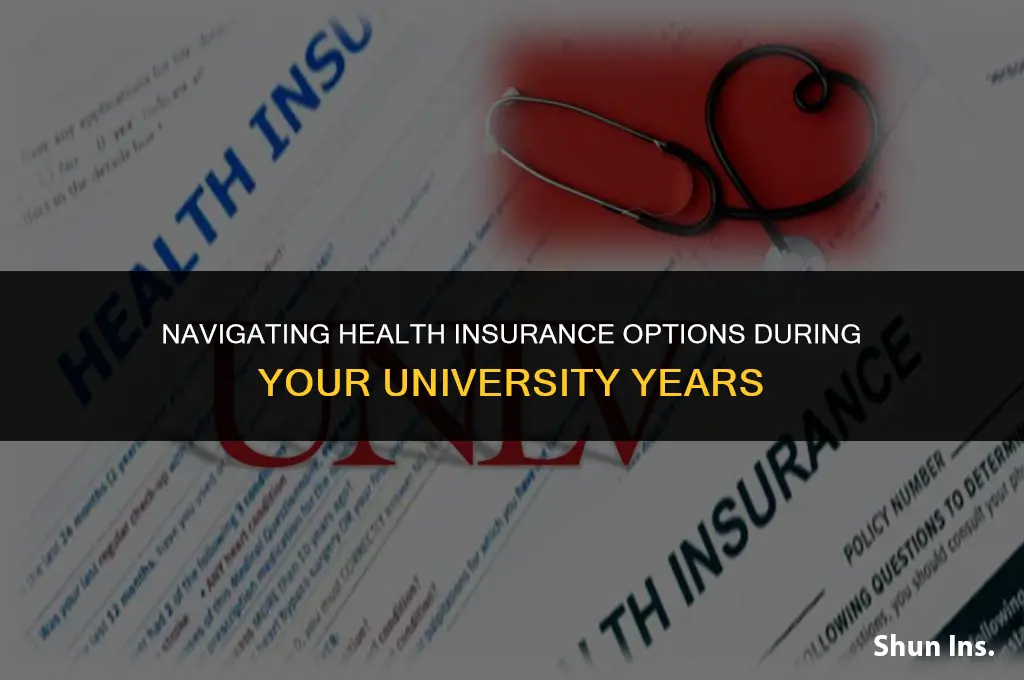 how to handle health insurance when at university