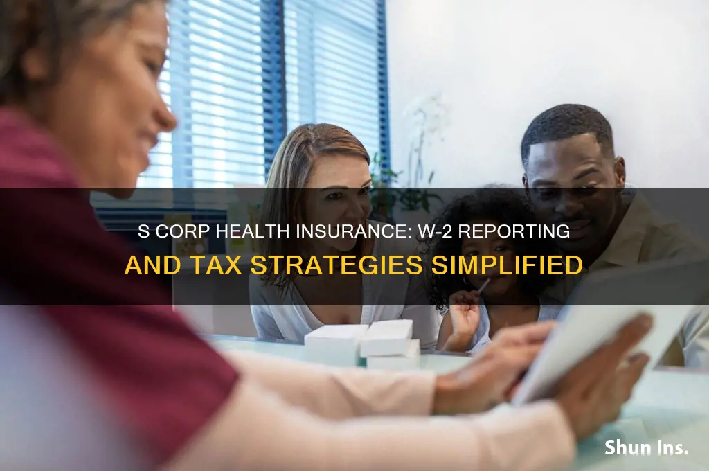 how to handle s corp health insurance on w2