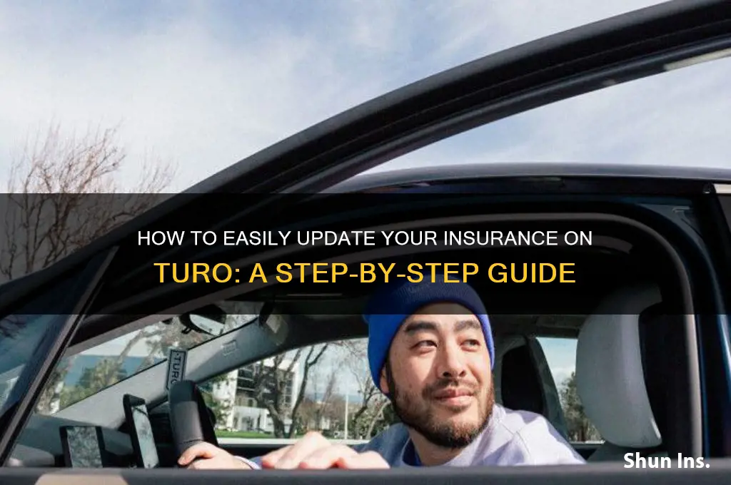 how to hange ur insurance on turo