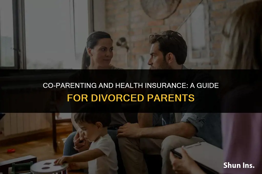 how to have divorced parents able to see health insurance