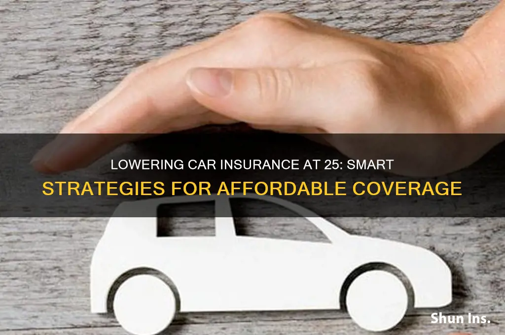 how to have insurance lowered at 25