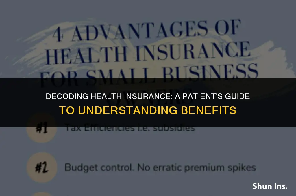 how to help a patient understand their health insurance benefits