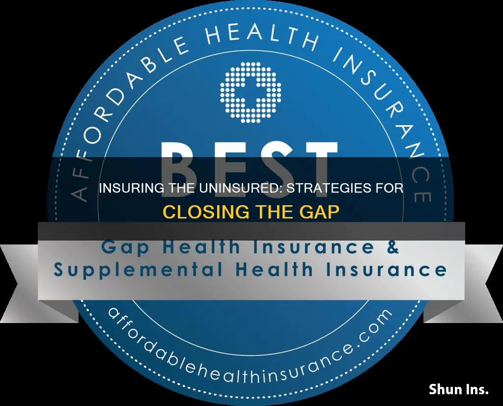 how to help people in the insurance gap