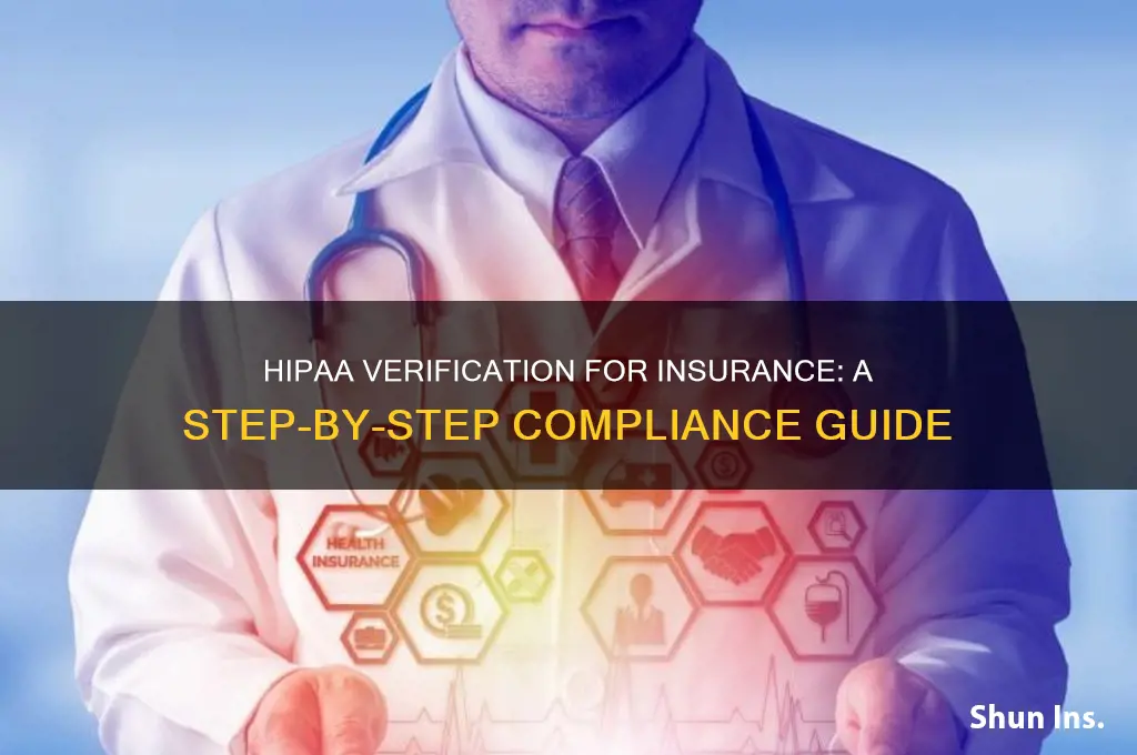 how to hipaa verify for insurance purposes
