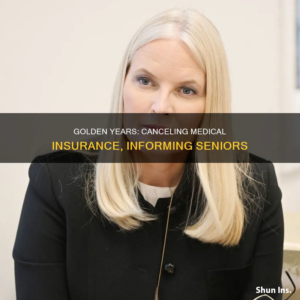 how to inform golden to cancel medical insurance