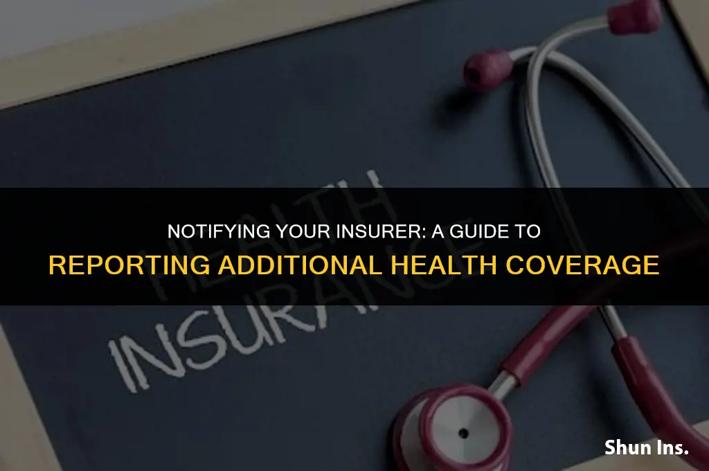 how to inform that you have another health insurance
