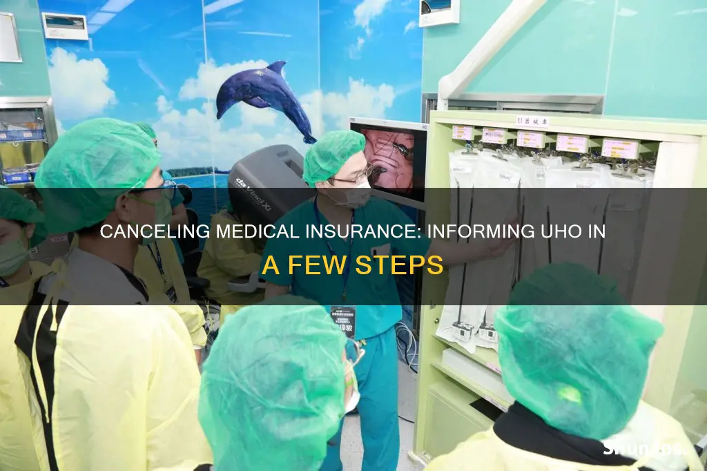 how to inform uho to cancel medical insurance